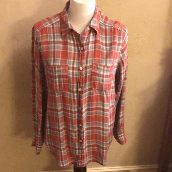 Chemise Homme Mossimo Imprimé Hawaïen Bleu Gris – Taille M, Occasion Très Bon état